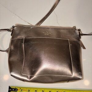 kate spade Rose Gold Leather Crossbody Bag